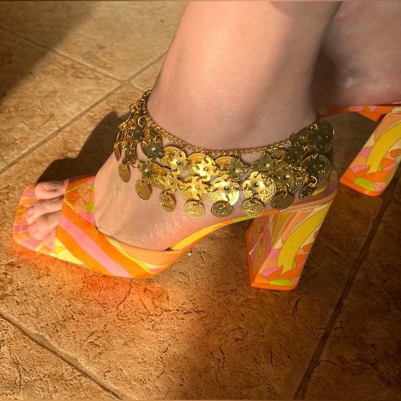 💛💟Bohemian Coin Anklet💛💟 - Picture 4 of 9